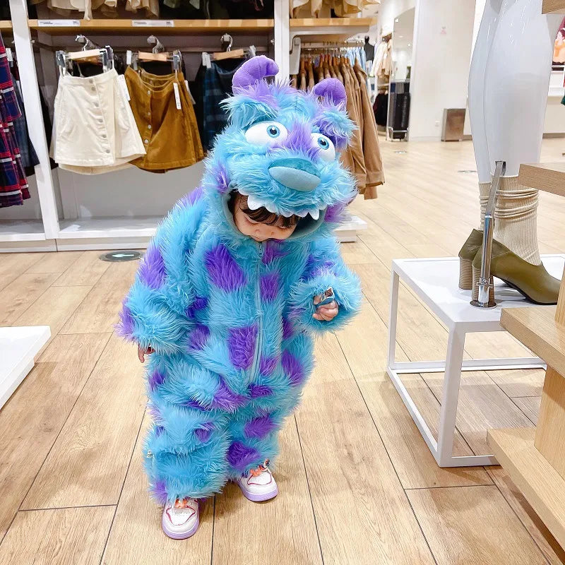 Cute Animal Baby Jumpsuit With Hooded Zipper Elegance Lifestyle