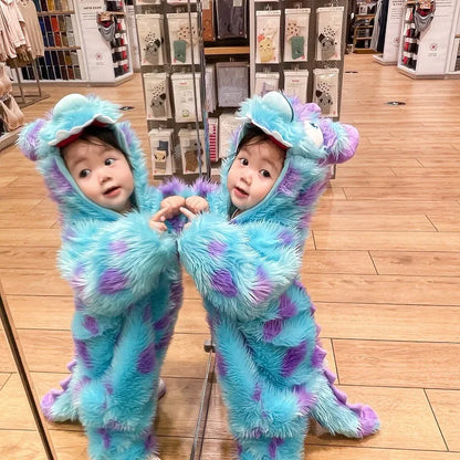 Cute Animal Baby Jumpsuit With Hooded Zipper Elegance Lifestyle