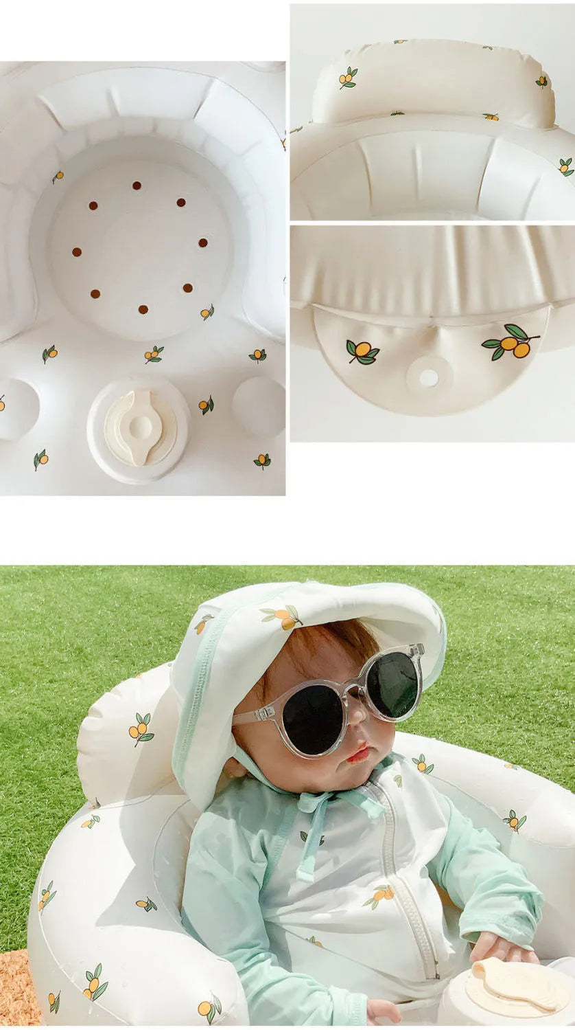 Inflatable Baby Chair for Dining & Bath Elegance Lifestyle
