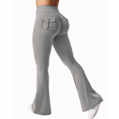 High-Waisted Cargo Joggers Elegance Lifestyle