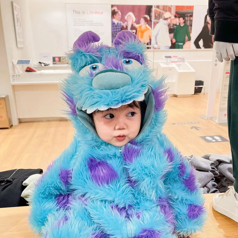 Cute Animal Baby Jumpsuit With Hooded Zipper Elegance Lifestyle