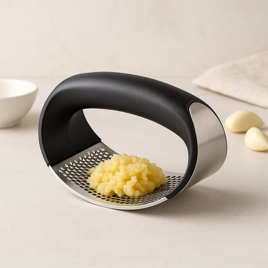 Stainless Steel Garlic Press Home Essentials-7