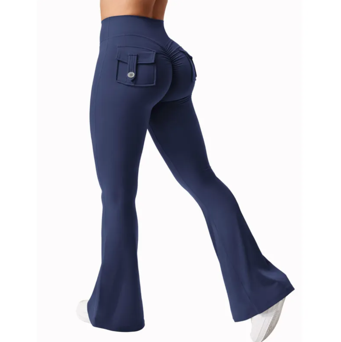 High-Waisted Cargo Joggers Elegance Lifestyle