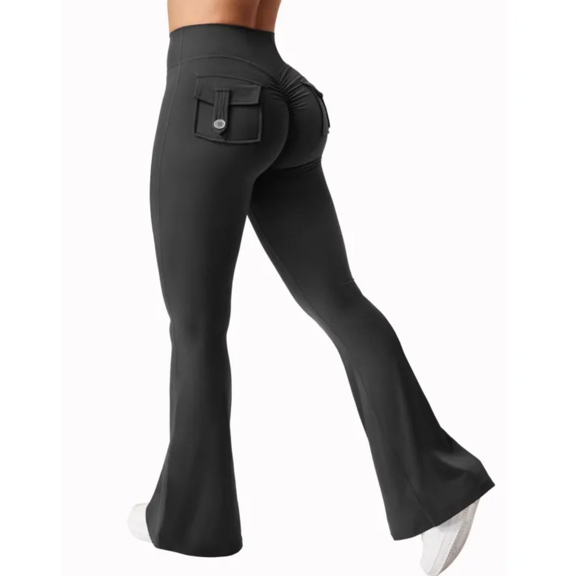 High-Waisted Cargo Joggers Elegance Lifestyle